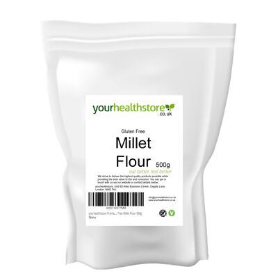 yourhealthstore Farine de millet Premium sans gluten 500g
