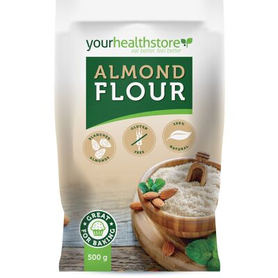 yourhealthstore Farine d'Amande moulue Premium Sans Gluten 500g