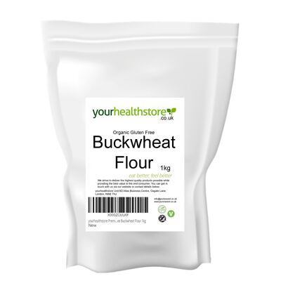 yourhealthstore Premium glutenfreies Buchweizenmehl 500g