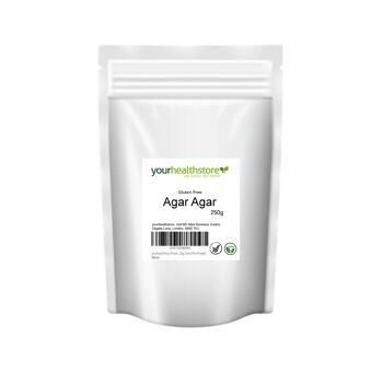 yourhealthstore Premium Gluten Free Agar Agar Poudre 250g 1