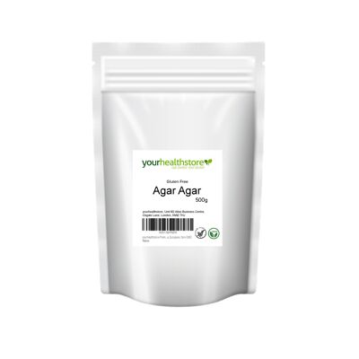 yourhealthstore Premium Agar sin gluten Agar en polvo 500g