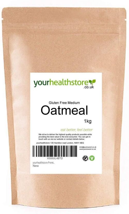 yourhealthstore Premium Gluten Free Medium Oatmeal 1kg