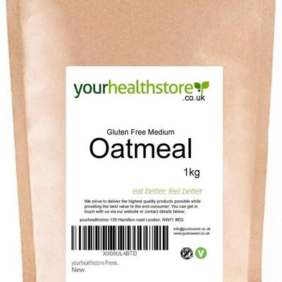 yourhealthstore Premium Gluten Free Medium Oatmeal 1kg