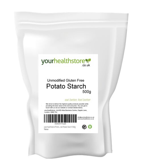 yourhealthstore Premium Unmodified Gluten Free Potato Starch 500g