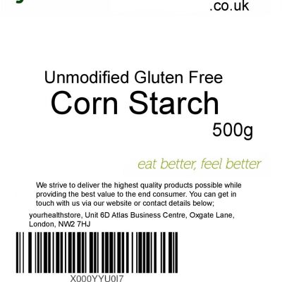 yourhealthstore Premium Gluten Free Corn Starch 500g