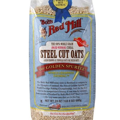 Bob's Red Mill, avena integrale tagliata in acciaio (1lb) 680g