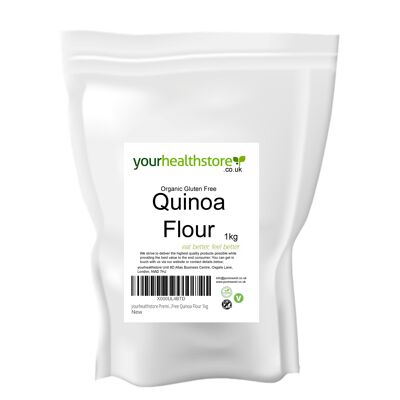 yourhealthstore Harina de quinua orgánica sin gluten premium 1 kg