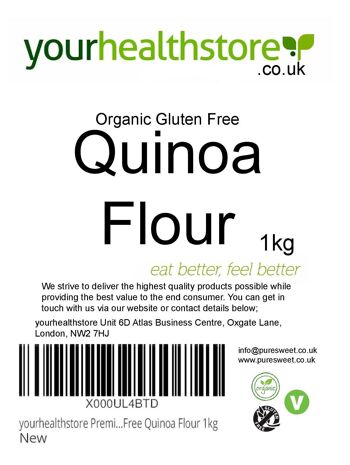 yourhealthstore Farine de Quinoa Bio Premium Sans Gluten 1kg 2