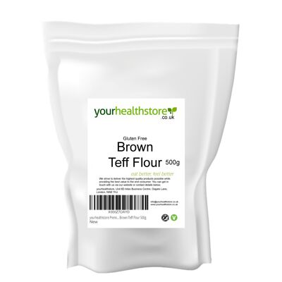 yourhealthstore Premium Gluten Free Brown Teff Flour 500g