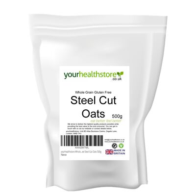 yourhealthstore Whole Grain Gluten Free Steel Cut Oats 500g