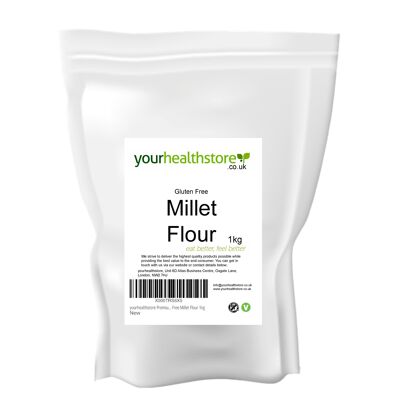 yourhealthstore Premium Glutenfreies Hirsemehl 1kg