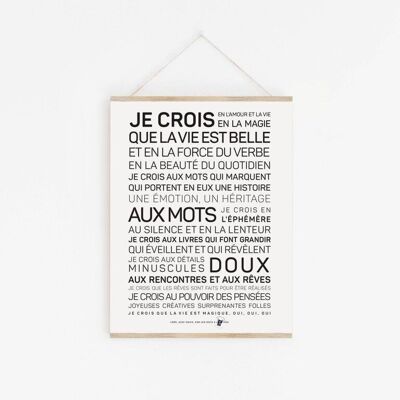 Affiche La vie est belle - A4