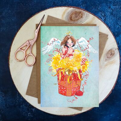 Postcard gift angel