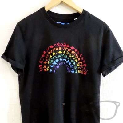 Geek and Proud rainbow T-shirt