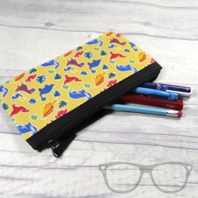 Dinosaur Pencil case with optional name