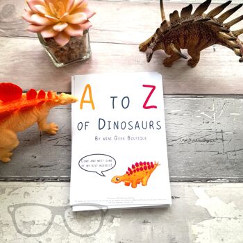 Cartes individuelles de dinosaures A-Z A6 - Wulatelong 8