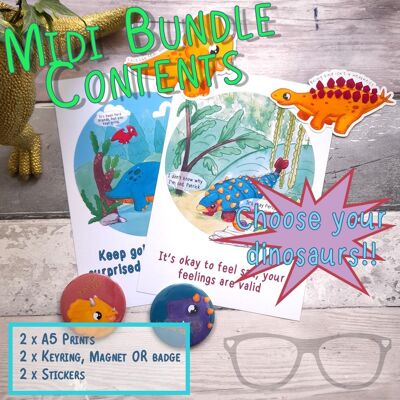 MIDI-Dinosaurier-Bundle