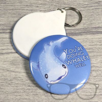 You're doing Whaley well! Whale Shark 58mm Badge - Keyring