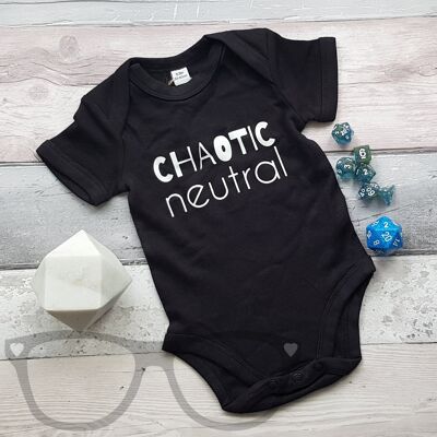 Body per bebè geek- Chaotic Neutral