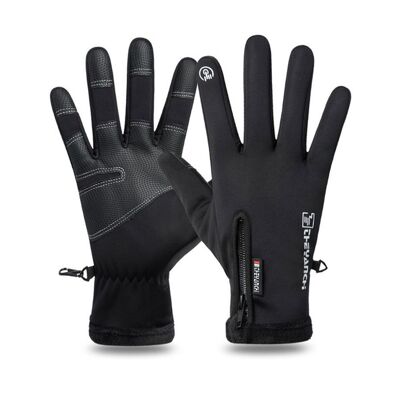 winter gloves | sports | wind proof | black