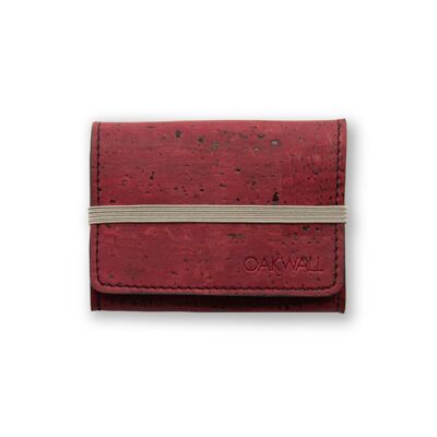 Reverso - Reversible Vegan Wallet - Burgundy & Mustard