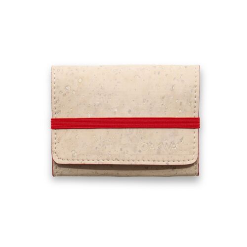 Reverso - Reversible Vegan Wallet - Ivory & Pale Pink (Red Special)
