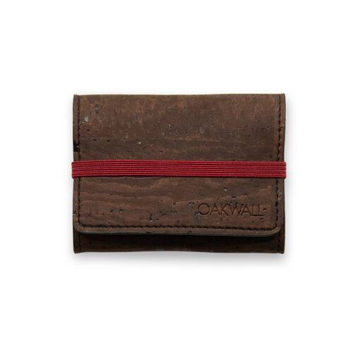 Reverso - Reversible Vegan Wallet - Mocha & Burgundy