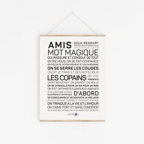 Affiche Amis - A3