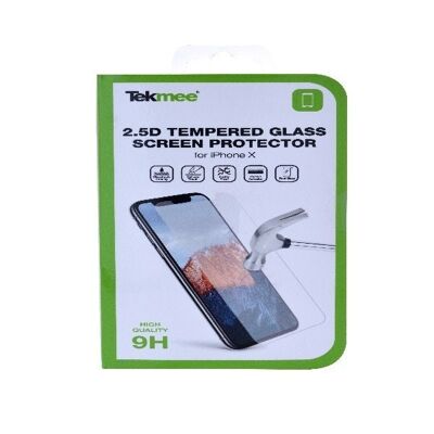 TEKMEE 2.5D TEMPERED GLASS IPHONE X / XS
