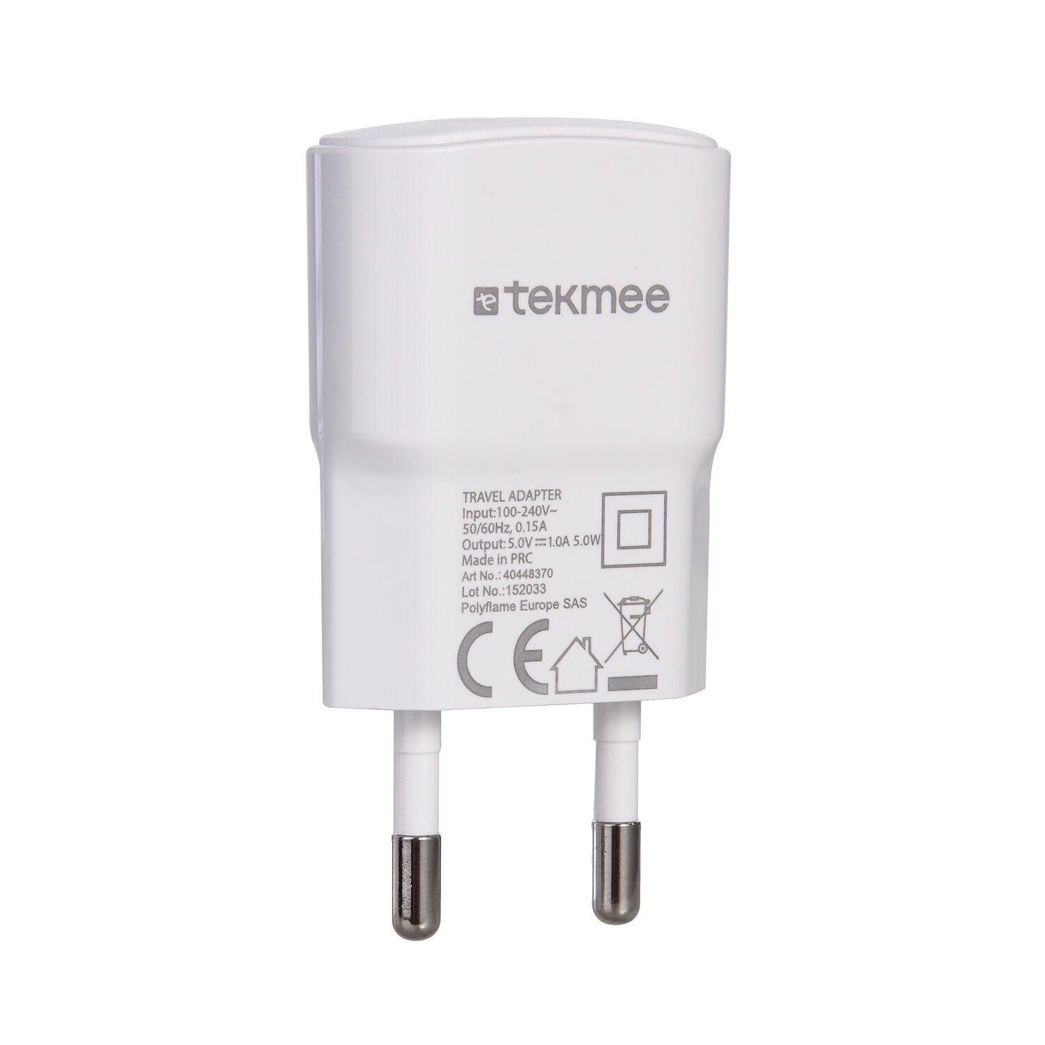 1A WALL CHARGER - 1 USB port