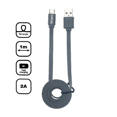 Tekmee 1m type-c flat tpe cable
