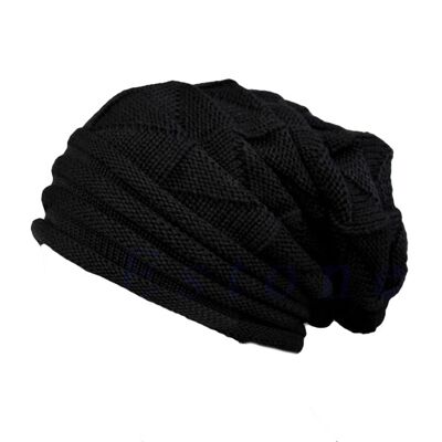 Bonnet tricoté | chapeau| différentes couleurs | acrylique |noir
