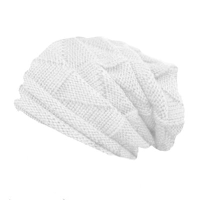 Knitted beanie | hat| various colors | acrylic | white