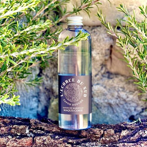 Savon douche de Marseille 100ml parfum maquis Corse à l'huile d'olive et huile de coco