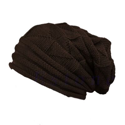 Bonnet tricoté | chapeau| différentes couleurs | acrylique | brun