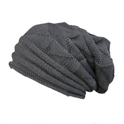 Gebreide beanie | muts| diverse kleuren | acryl | grijs