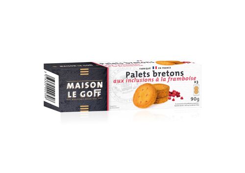 Palets bretons aux inclusions à la framboise