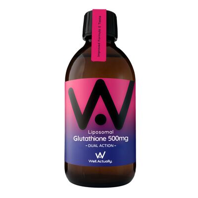 Glutatión liposomal de doble acción - (500 mg) - 300 ml - Cereza