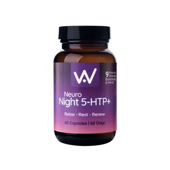 Neuro Night 5-HTP + Soutien Nutritionnel au Sommeil (9 Ingrédients) 1