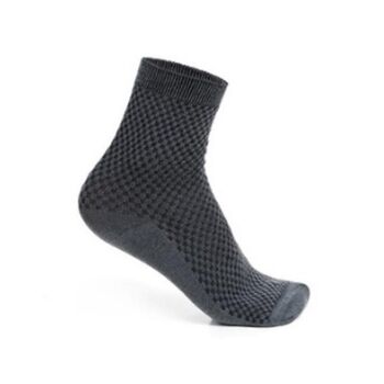 Chaussettes en bambou | 5 paires | 100% fibre de bambou | 42-46 | chaussettes pour hommes | gris 1