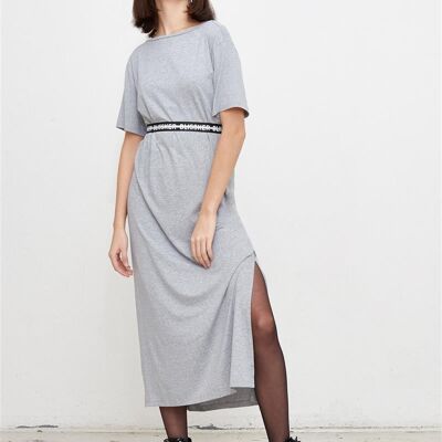 Kleid Nola - Light Grey Melange