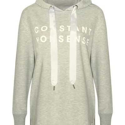 Hoodie Aila - Silver Grey Melange