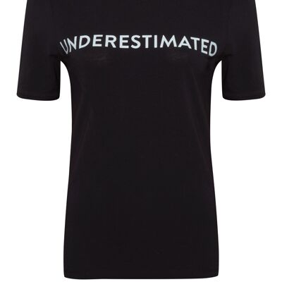 T-Shirt Alma Underestimated - Schwarz