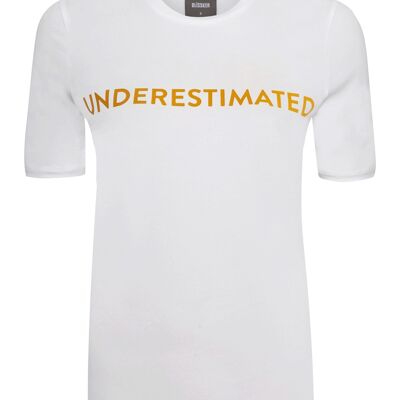 T-Shirt Alma Underestimated - Weiß