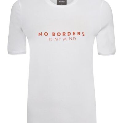 T-Shirt Alma Borders - Weiß