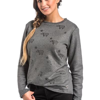 Damen-Sweater-Luisa - Grey Melange