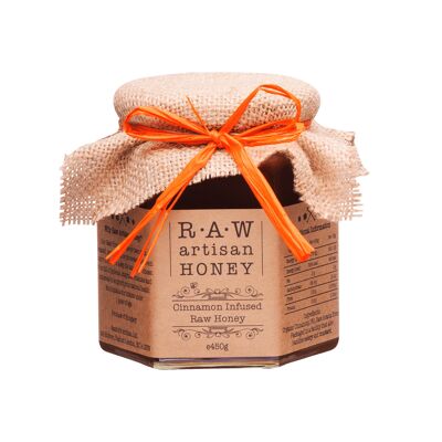 Cinnamon Infused Raw Honey - 450g