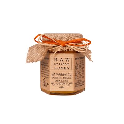 Turmeric Infused Raw Honey - 220g