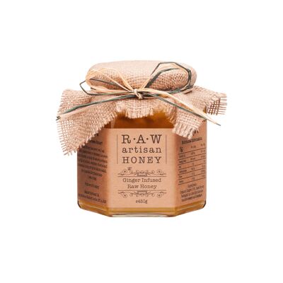 Ginger Infused Raw Honey - 450g