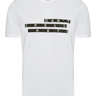 T-Shirt Davin No Hate - Weiß